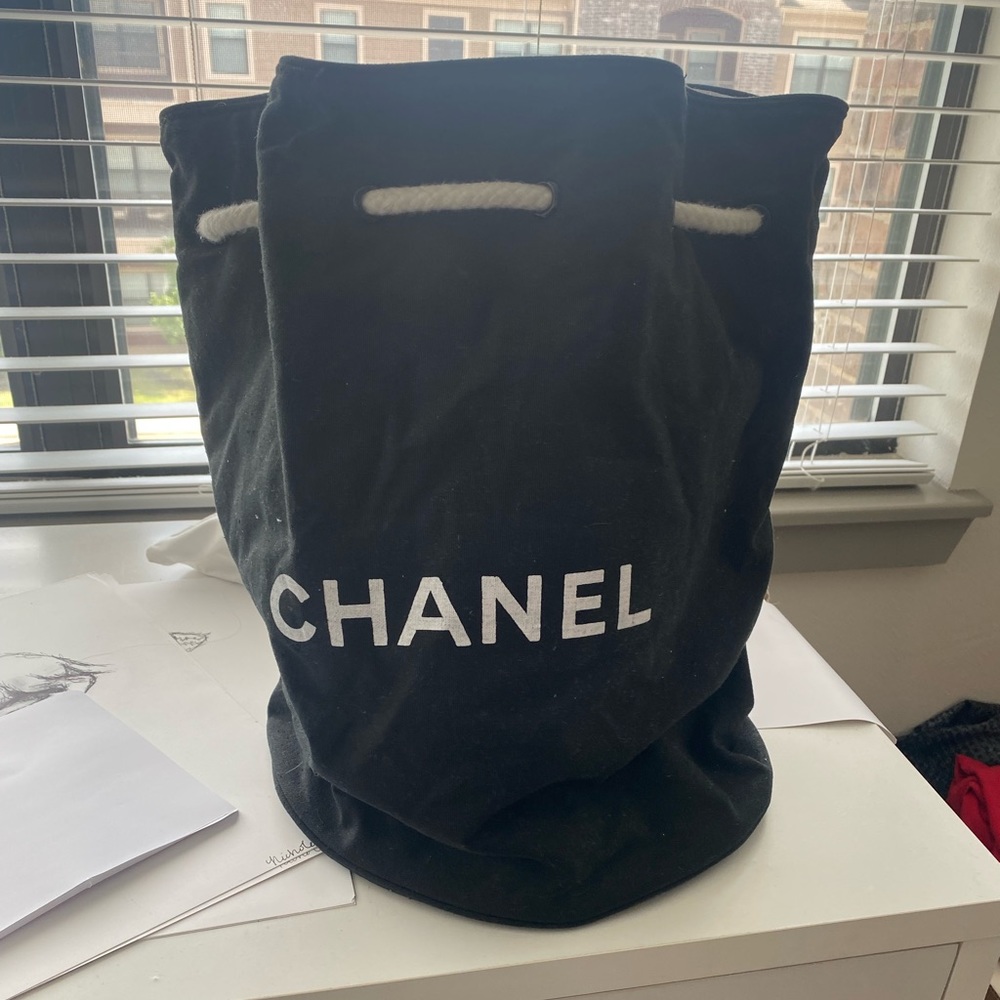 Chanel drawstring bag